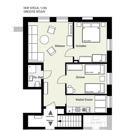 Lägenhet Groote Stuuv - *